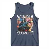 Funny WTF Is A Kilometer Tank Top Patriotic American Freedom George Washington - Wonder Print Shop