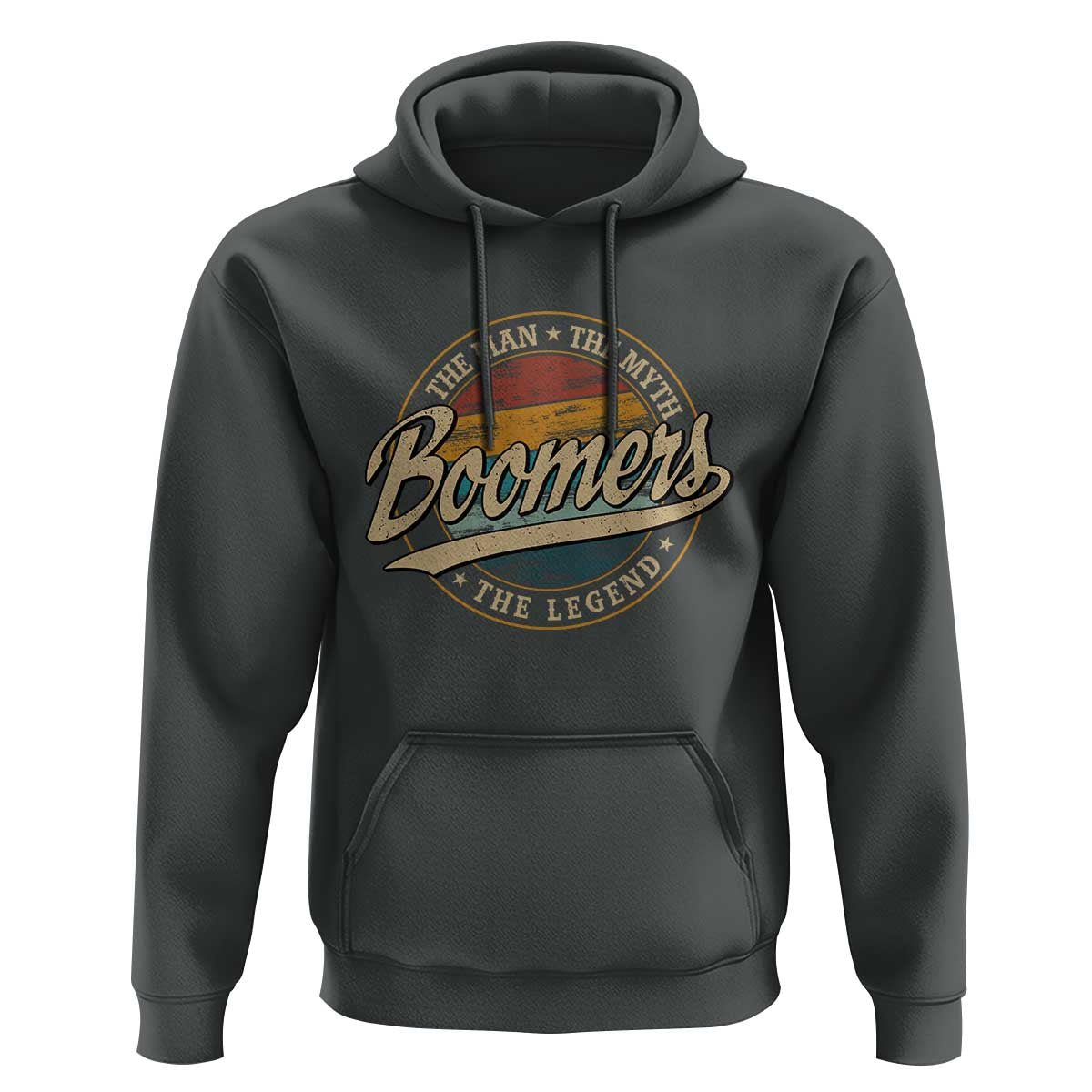 Boomers The Man The Myth The Legend Hoodie Retro Baby Boomers Generation - Wonder Print Shop