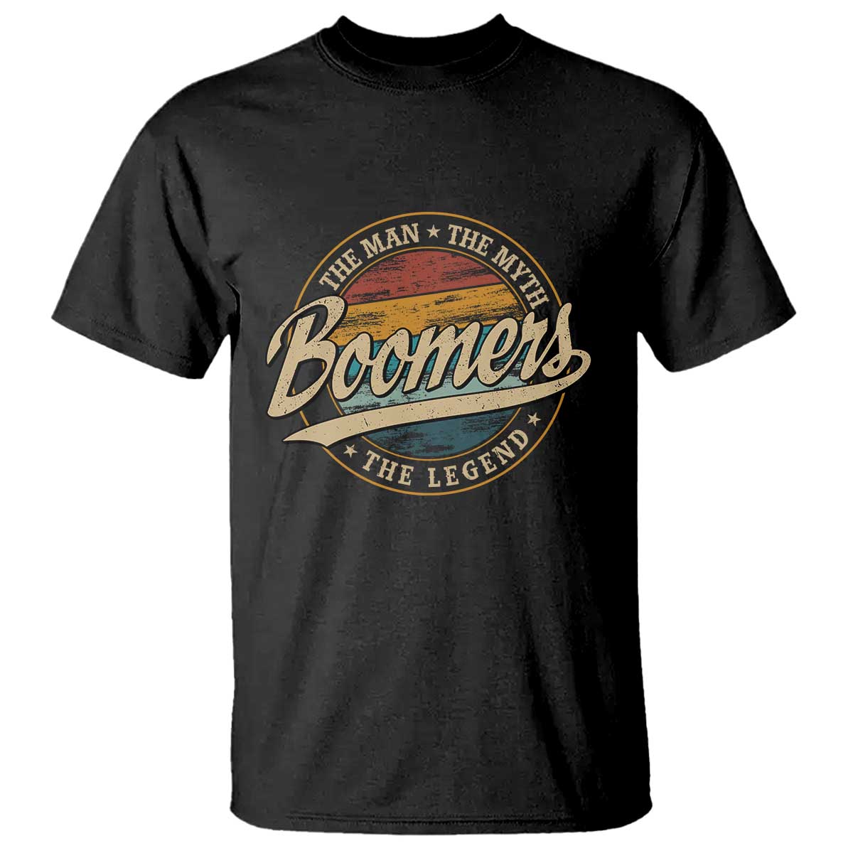 Boomers The Man The Myth The Legend T Shirt Retro Baby Boomers Generation - Wonder Print Shop