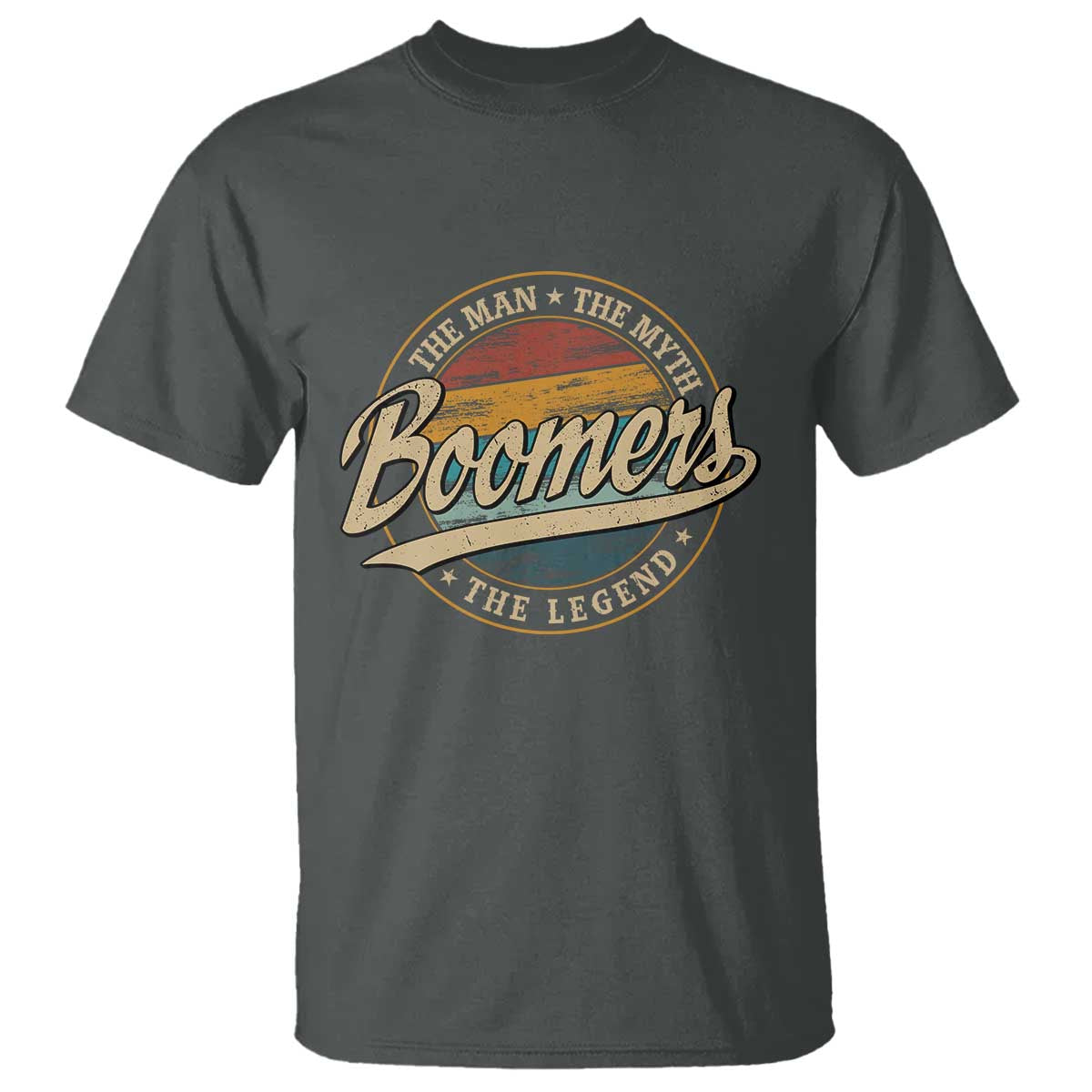 Boomers The Man The Myth The Legend T Shirt Retro Baby Boomers Generation - Wonder Print Shop