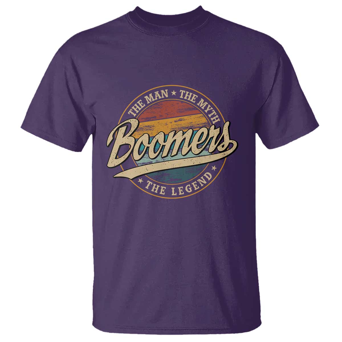 Boomers The Man The Myth The Legend T Shirt Retro Baby Boomers Generation - Wonder Print Shop