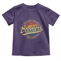 Boomers The Man The Myth The Legend Toddler T Shirt Retro Baby Boomers Generation - Wonder Print Shop