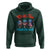 Funny Chill The Fourth Out Hoodie 4th of July Horror Movie Popsicle Mask USA Flag - Wonder Print Shop