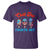Funny Chill The Fourth Out T Shirt 4th of July Horror Movie Popsicle Mask USA Flag - Wonder Print Shop