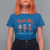 Funny Chill The Fourth Out T Shirt For Women 4th of July Horror Movie Popsicle Mask USA Flag - Wonder Print Shop