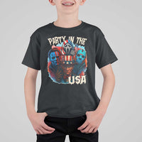 Funny Creepy 4th Of July Party In The USA T Shirt For Kid 4th Of July Horror Movie Independence Day - Wonder Print Shop