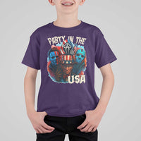 Funny Creepy 4th Of July Party In The USA T Shirt For Kid 4th Of July Horror Movie Independence Day - Wonder Print Shop
