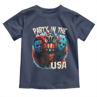 Funny Creepy 4th Of July Party In The USA Toddler T Shirt 4th Of July Horror Movie Independence Day - Wonder Print Shop