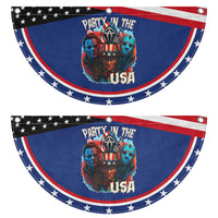 Funny Creepy 4th Of July Party In The USA Patriotic Fan Flag 4th Of July Horror Movie Independence Day