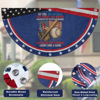 Funny 4th Of July Baseball Patriotic Fan Flag The Whole Sky Would Brighten Up With Fireworks Giving Us Light For A Game