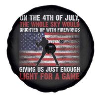 Funny 4th Of July Baseball Spare Tire Cover The Whole Sky Would Brighten Up With Fireworks American Flag - Wonder Print Shop