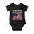 Funny 4th Of July Baseball Baby Onesie The Whole Sky Would Brighten Up With Fireworks American Flag - Wonder Print Shop
