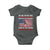 Funny 4th Of July Baseball Baby Onesie The Whole Sky Would Brighten Up With Fireworks American Flag - Wonder Print Shop
