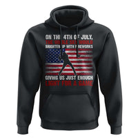Funny 4th Of July Baseball Hoodie The Whole Sky Would Brighten Up With Fireworks American Flag - Wonder Print Shop