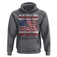 Funny 4th Of July Baseball Hoodie The Whole Sky Would Brighten Up With Fireworks American Flag - Wonder Print Shop