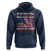 Funny 4th Of July Baseball Hoodie The Whole Sky Would Brighten Up With Fireworks American Flag - Wonder Print Shop