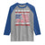 Funny 4th Of July Baseball Raglan Shirt The Whole Sky Would Brighten Up With Fireworks American Flag - Wonder Print Shop