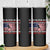 Funny 4th Of July Baseball Skinny Tumbler The Whole Sky Would Brighten Up With Fireworks American Flag - Wonder Print Shop