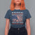 Funny 4th Of July Baseball T Shirt For Women The Whole Sky Would Brighten Up With Fireworks American Flag - Wonder Print Shop