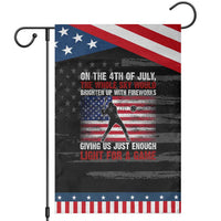 Funny 4th Of July Baseball Garden Flag The Whole Sky Would Brighten Up With Fireworks American Flag