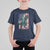 Funny Dinosaur Statue Of Liberty 4th Of July T Shirt For Kid American Flag - Wonder Print Shop