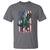 Funny Dinosaur Statue Of Liberty 4th Of July T Shirt American Flag - Wonder Print Shop