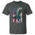 Funny Dinosaur Statue Of Liberty 4th Of July T Shirt American Flag - Wonder Print Shop