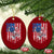 Funny Bass Fish Fishing Vintage American Flag Patriotic Ceramic Ornament - Wonder Print Shop