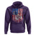 Funny Bass Fish Fishing Vintage American Flag Patriotic Hoodie - Wonder Print Shop
