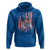 Funny Bass Fish Fishing Vintage American Flag Patriotic Hoodie - Wonder Print Shop