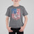 Funny Bass Fish Fishing Vintage American Flag Patriotic T Shirt For Kid - Wonder Print Shop