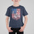 Funny Bass Fish Fishing Vintage American Flag Patriotic T Shirt For Kid - Wonder Print Shop