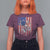 Funny Bass Fish Fishing Vintage American Flag Patriotic T Shirt For Women - Wonder Print Shop