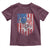 Funny Bass Fish Fishing Vintage American Flag Patriotic Toddler T Shirt - Wonder Print Shop