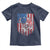 Funny Bass Fish Fishing Vintage American Flag Patriotic Toddler T Shirt - Wonder Print Shop