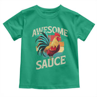 Funny Awesome Sauce Rooster Toddler T Shirt Vintage Retro Chicken - Wonder Print Shop