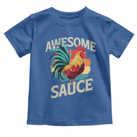 Funny Awesome Sauce Rooster Toddler T Shirt Vintage Retro Chicken - Wonder Print Shop