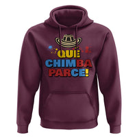 Qué Chimba Parce Hoodie Colombian Slang Sombrero Vueltiao - Wonder Print Shop