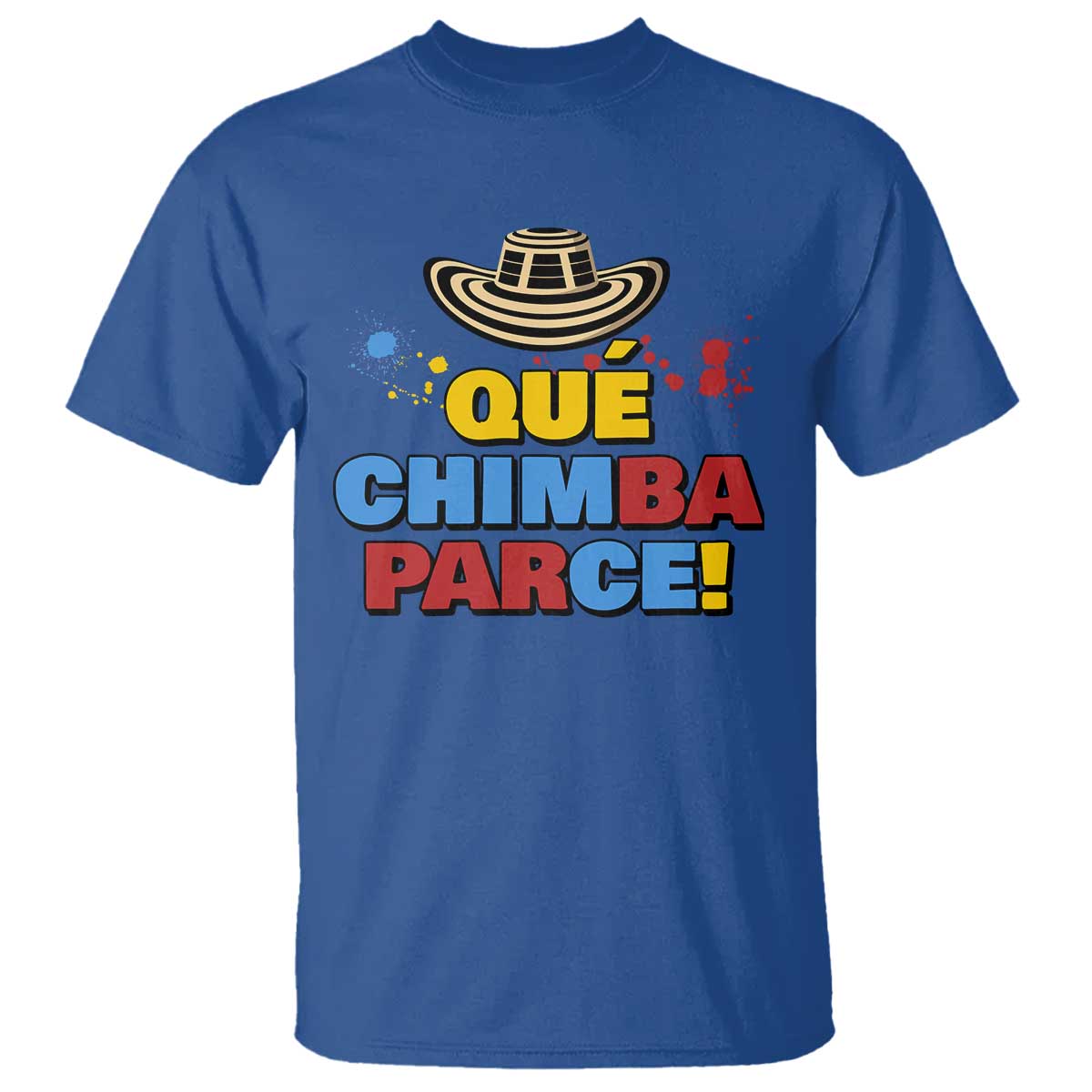 Qué Chimba Parce T Shirt Colombian Slang Sombrero Vueltiao - Wonder Print Shop