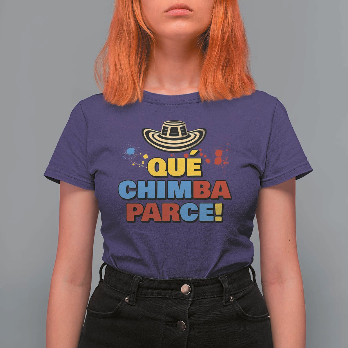 Qué Chimba Parce T Shirt For Women Colombian Slang Sombrero Vueltiao - Wonder Print Shop