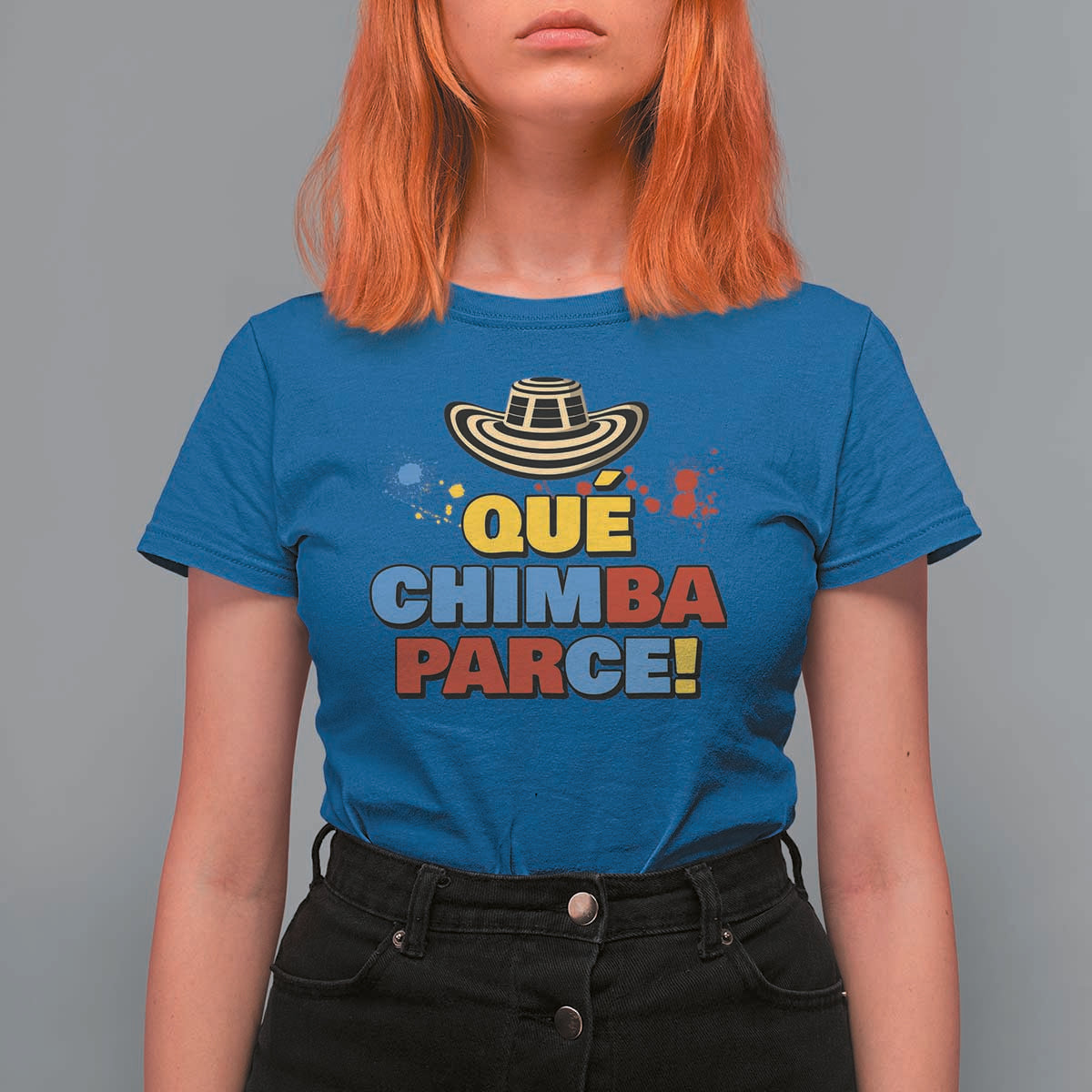 Qué Chimba Parce T Shirt For Women Colombian Slang Sombrero Vueltiao - Wonder Print Shop