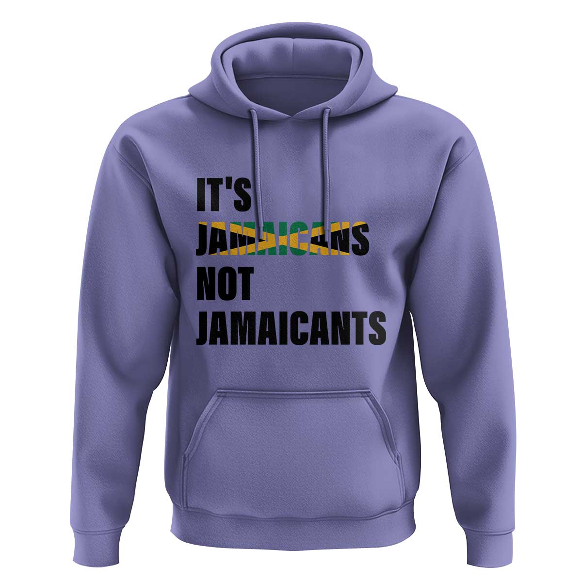Jamaica Hoodie It's Jamaicans Not Jamaicants Flag - Wonder Print Shop