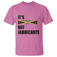 Jamaica T Shirt It's Jamaicans Not Jamaicants Flag - Wonder Print Shop