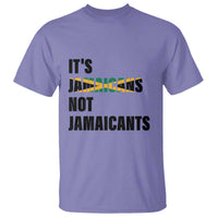 Jamaica T Shirt It's Jamaicans Not Jamaicants Flag - Wonder Print Shop