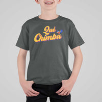Colombia T Shirt For Kid Qu Chimba Parrot Colombian Slang - Wonder Print Shop