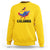 Colombianas Sweatshirt Colombia Cumbia Butterfly Flag Roots - Wonder Print Shop