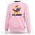 Colombianas Sweatshirt Colombia Cumbia Butterfly Flag Roots - Wonder Print Shop
