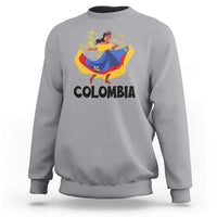 Colombianas Sweatshirt Colombia Cumbia Butterfly Flag Roots - Wonder Print Shop