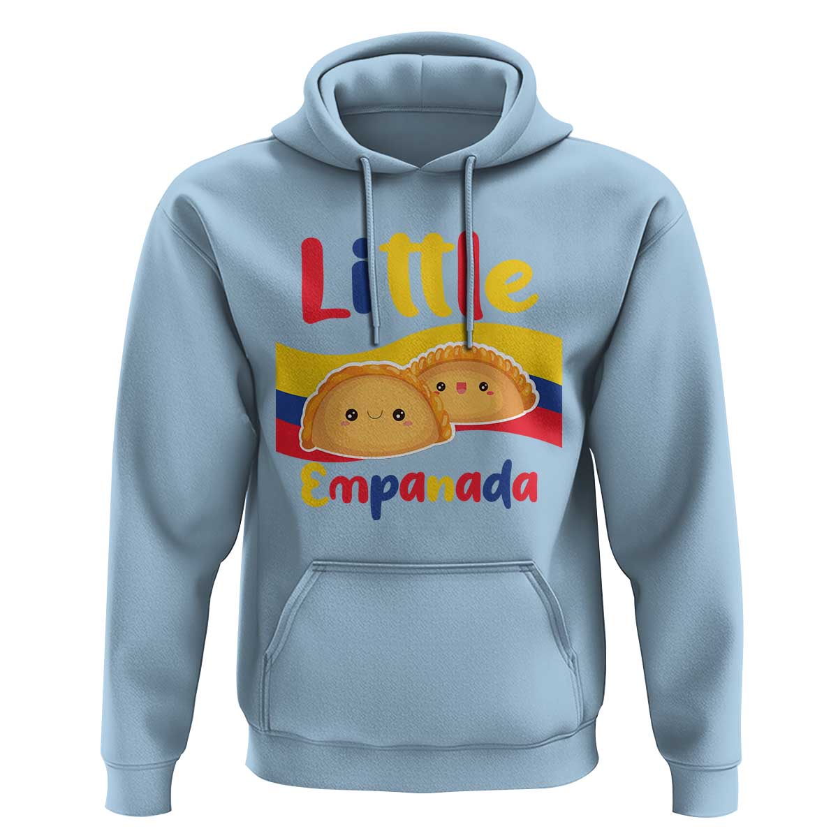 Funny Colombia Food Hoodie Little Empanada Colombian Flag - Wonder Print Shop