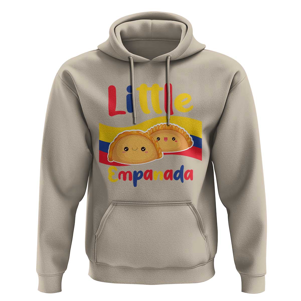 Funny Colombia Food Hoodie Little Empanada Colombian Flag - Wonder Print Shop